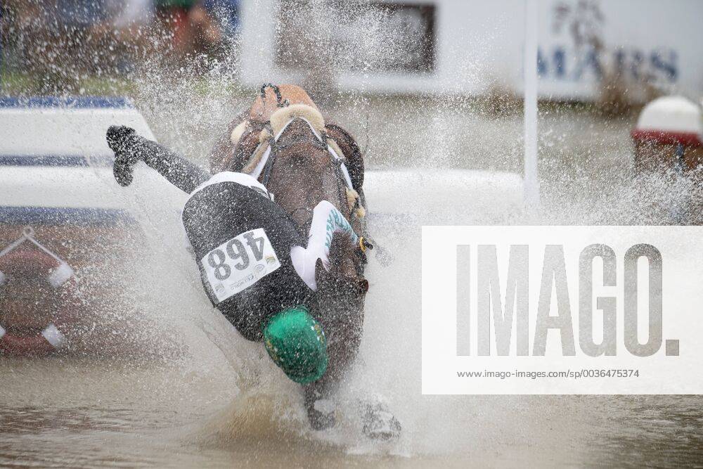 Australias William Levett competes in eventing cross-country during the FEI World Equestrian Games on September 15, 2018 in Tryon. Photo: Joel Marklund BILDBYRAN kod JM 87779