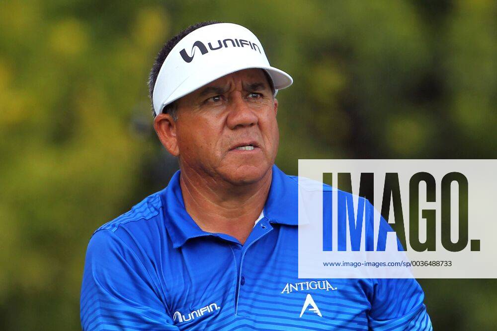 Grand Blanc, Michigan, United States - Esteban Toledo of Mexicali, Mexico follows his shot from the 13th tee during the second round of the The Ally Challenge golf tournament presented by McLaren at Warwick Hills Golf & Country Club in Grand Blanc, MI, USA Saturday, September 15, 2018. The Ally Challenge 2018 - ZUMAn230 20180915_zaa_n230_1095