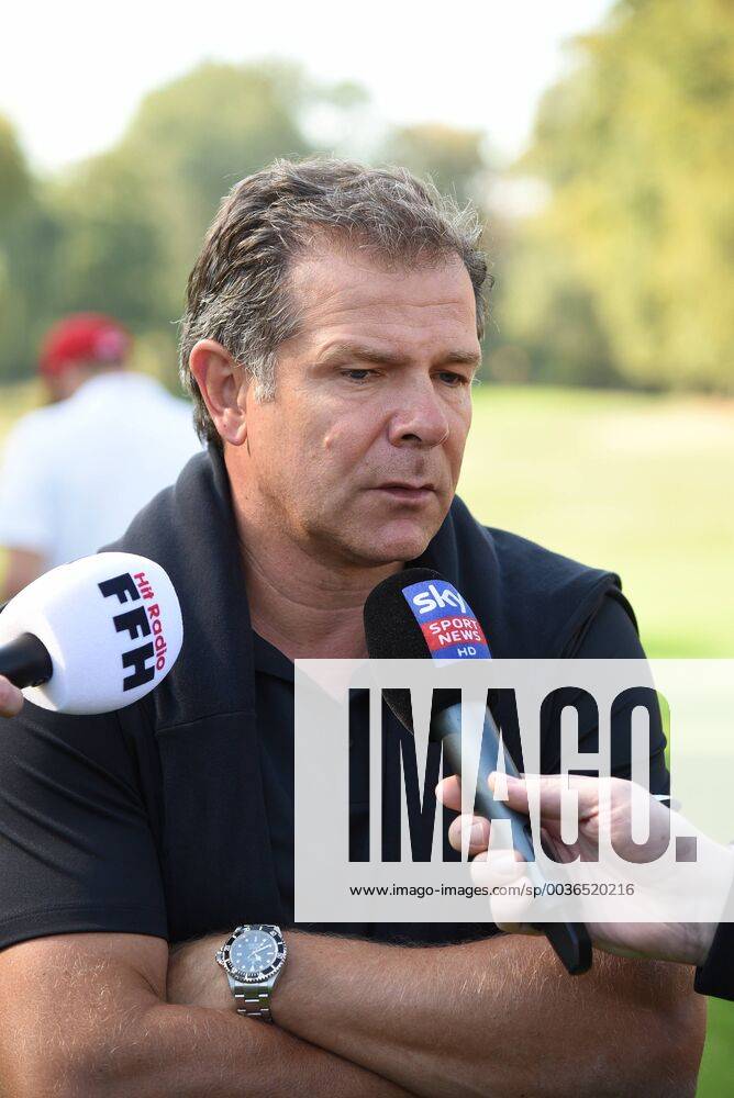 GER, Hanau, Golf Club Hanau-Wilhelmsbad Eintracht Frankfurt Golf Open Andreas Möller im Interview DFL regulations prohibit any use of photographs as image sequences and or quasi-video