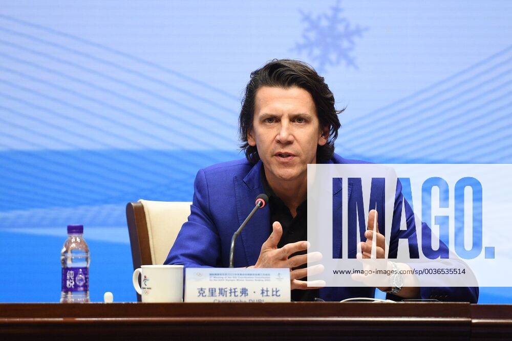 (180918) -- BEIJING, Sept. 18, 2018 -- Christophe Dubi, Olympic Games Olympische Spiele Olympia OS executive director of the International Olympic Committee (IOC), speaks during the press conference PK Pressekonferenz of the 3rd meeting of the IOC Coordination Commission for the XXIV Olympic Winter games Winterspiele Spiele Summer games Beijing 2022 in Beijing, capital of China, Sept. 18, 2018. ) (SP)CHINA-BEIJING-2022 OLYMPIC WINTER GAMES-IOC COORDINATION COMMISSION-PRESS CONFERENCE (CN) JuxHuanzong