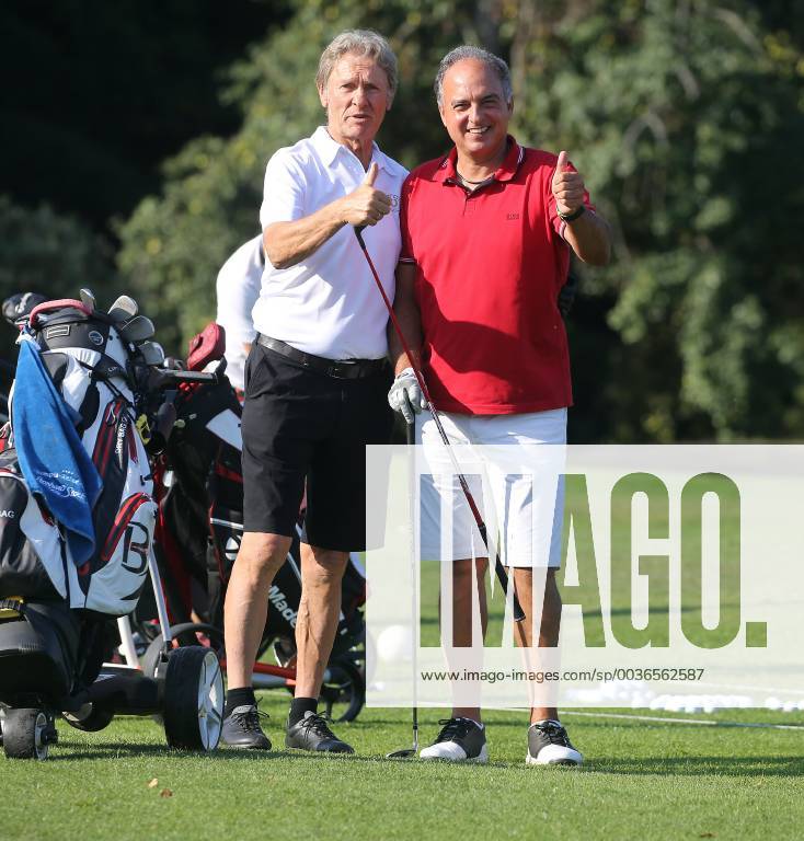 VfB Stuttgart Golf Cup 2018 Deutschland, Marrhördt, 19.09.2018, Fussball, Bundesliga, Saison 2018 2019, VfB Stuttgart Golf Cup 2018: v.l. Roland Hattenberger, Hansi Müller.