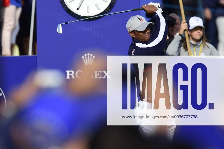 Tiger Woods (Team USA) GOLF : Ryder Cup 2018 - Guyancourt - 28 09 2018 JBAutissier Panoramic