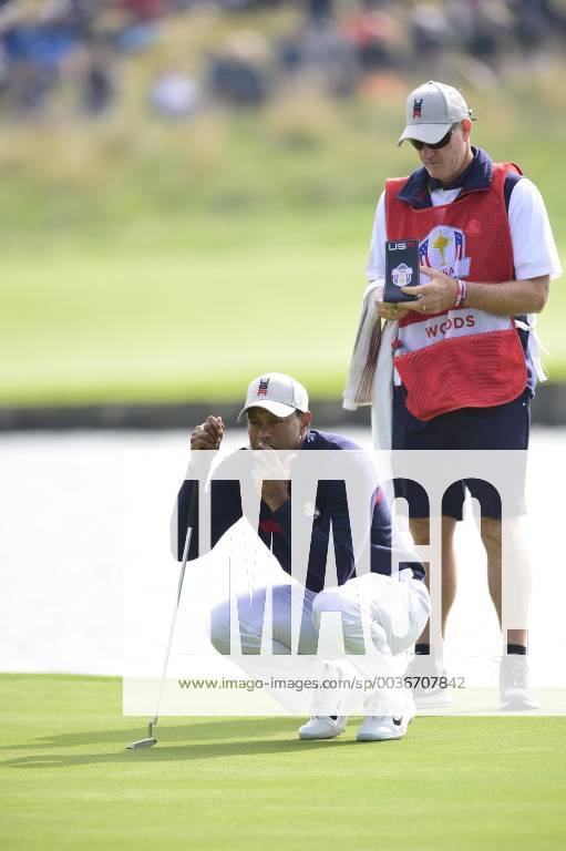 Tiger Woods (Team USA) GOLF : Ryder Cup 2018 - Guyancourt - 28 09 2018 JBAutissier Panoramic