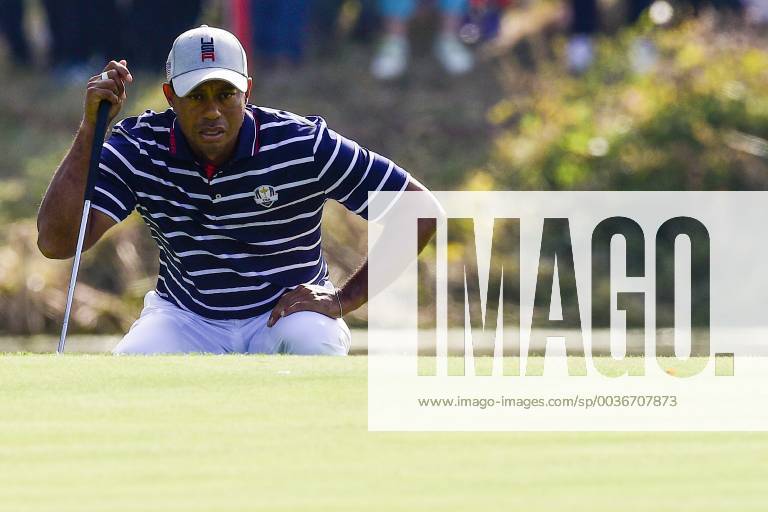 Tiger Woods (Team USA) GOLF : Ryder Cup 2018 - Guyancourt - 28 09 2018 JBAutissier Panoramic