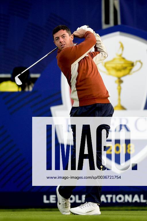 Rory McIlroy of Northern Ireland (Team Europ) GOLF : Ryder Cup 2018 - Guyancourt - 29 09 2018 JBAutissier Panoramic