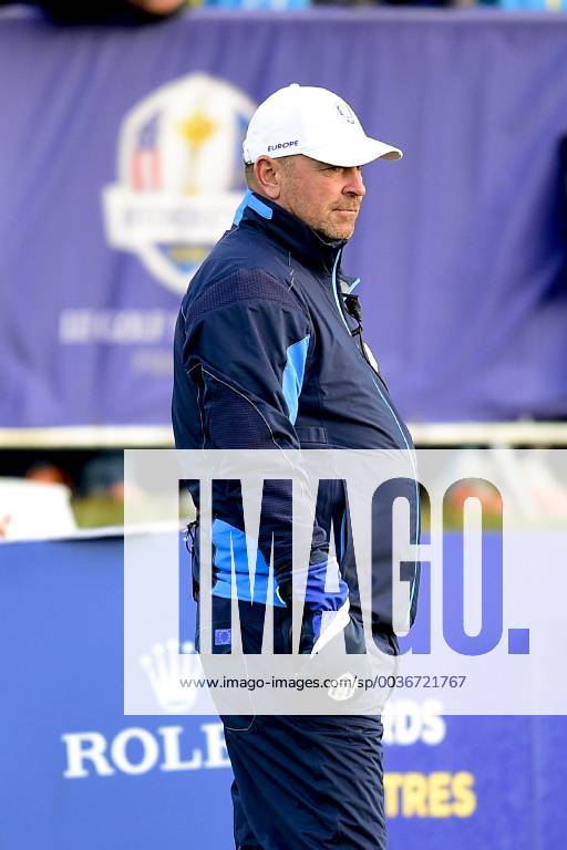 European Ryder Cup team captain, Thomas Bjorn of Denmark (Team Europ) GOLF : Ryder Cup 2018 - Guyancourt - 29 09 2018 JBAutissier Panoramic