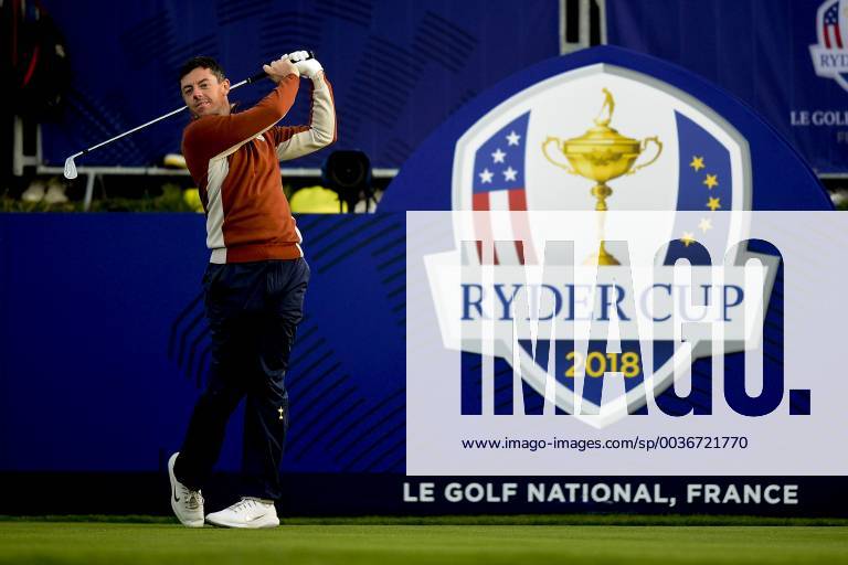 Rory McIlroy of Northern Ireland (Team Europ) GOLF : Ryder Cup 2018 - Guyancourt - 29 09 2018 JBAutissier Panoramic