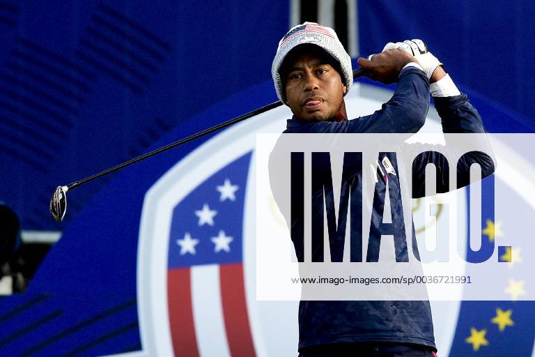 Tiger Woods (Team USA) GOLF : Ryder Cup 2018 - Guyancourt - 29 09 2018 JBAutissier Panoramic