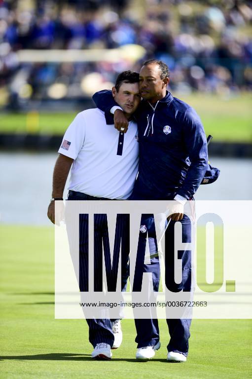 Deception de Tiger Woods et de Patrick Reed (Team USA) GOLF : Ryder Cup 2018 - Guyancourt - 29 09 2018 JBAutissier Panoramic