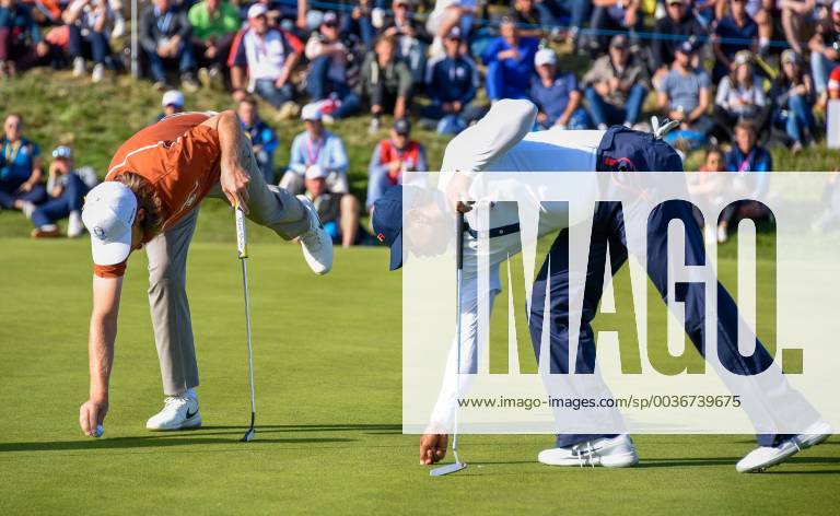 Tiger Woods ( USA ) - Tommy Fleetwood ( Europe ) GOLF : Ryder cup - St Quentin en Yvelines - 29 09 2018 FedericoPestellini Panoramic