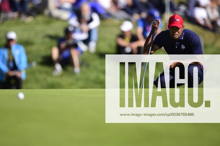 Tiger Woods (Team USA) GOLF : Ryder Cup 2018 - Guyancourt - 30 09 2018 JBAutissier Panoramic