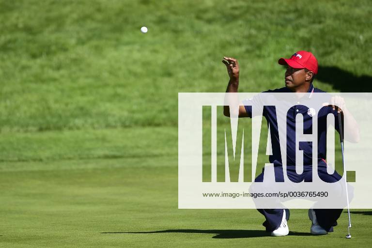 Tiger Woods (Team USA) GOLF : Ryder Cup 2018 - Guyancourt - 30 09 2018 JBAutissier Panoramic