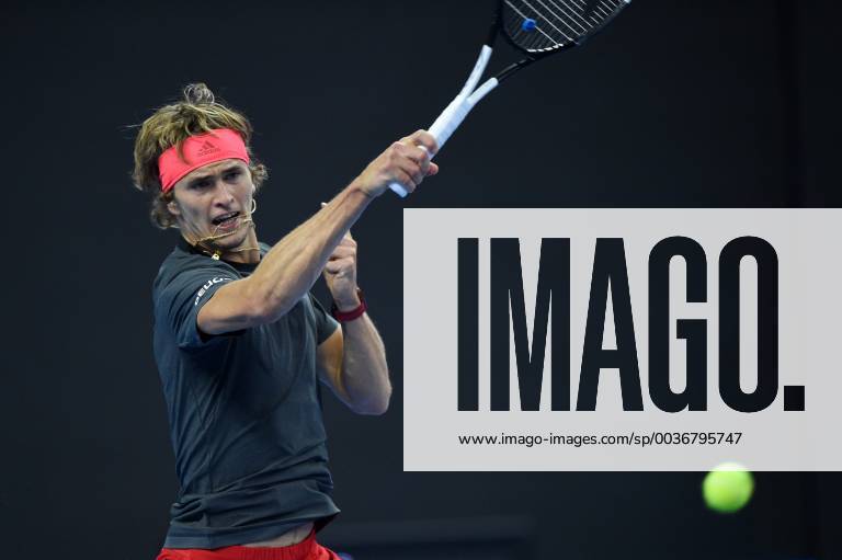 (181002) -- BEIJING, Oct. 2, 2018 -- Alexander Zverev of Germany hits a return during the men s singles first round match against Roberto Bautista Agut of Spain at China Open tennis tournament in Beijing, China, Oct. 2, 2018. Alexander Zverev won 2-0. ) (SP)CHINA-BEIJING-TENNIS-CHINA OPEN-MEN S SINGLES (CN) JuxHuanzong