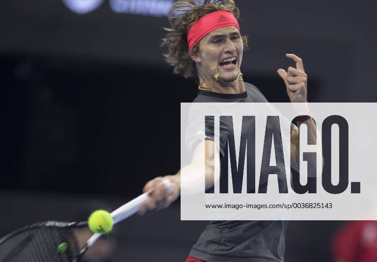 (181004) -- BEIJING, Oct. 4, 2018 -- Alexander Zverev of Germany competes during the men s singles second round match against Melek Jaziri of Tunisia at China Open tennis tournament in Beijing, China, Oct. 4, 2018.) (SP)CHINA-BEIJING-TENNIS-CHINA OPEN-MEN S SINGLES FeixMaohua