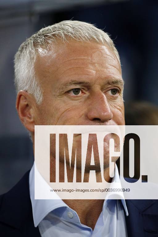 München, Deutschland, UEFA Nations League, Deutschland vs. Frankreich 0 : 0 am 06. 09. 2018 in der Allianz-Arena in München Trainer Didier DESCHAMPS (FRA) ** Gemäß den Vorgaben des DFB ( Deutscher Fußball Bund ) ist es untersagt, in dem Stadion und oder vom Spiel angefertigte Fotoaufnahmen in Form von Sequenzbildern und oder videoähnlichen Fotostrecken zu verwerten bzw. verwerten zu lassen. **