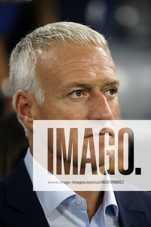 München, Deutschland, UEFA Nations League, Deutschland vs. Frankreich 0 : 0 am 06. 09. 2018 in der Allianz-Arena in München Trainer Didier DESCHAMPS (FRA) ** Gemäß den Vorgaben des DFB ( Deutscher Fußball Bund ) ist es untersagt, in dem Stadion und oder vom Spiel angefertigte Fotoaufnahmen in Form von Sequenzbildern und oder videoähnlichen Fotostrecken zu verwerten bzw. verwerten zu lassen. **