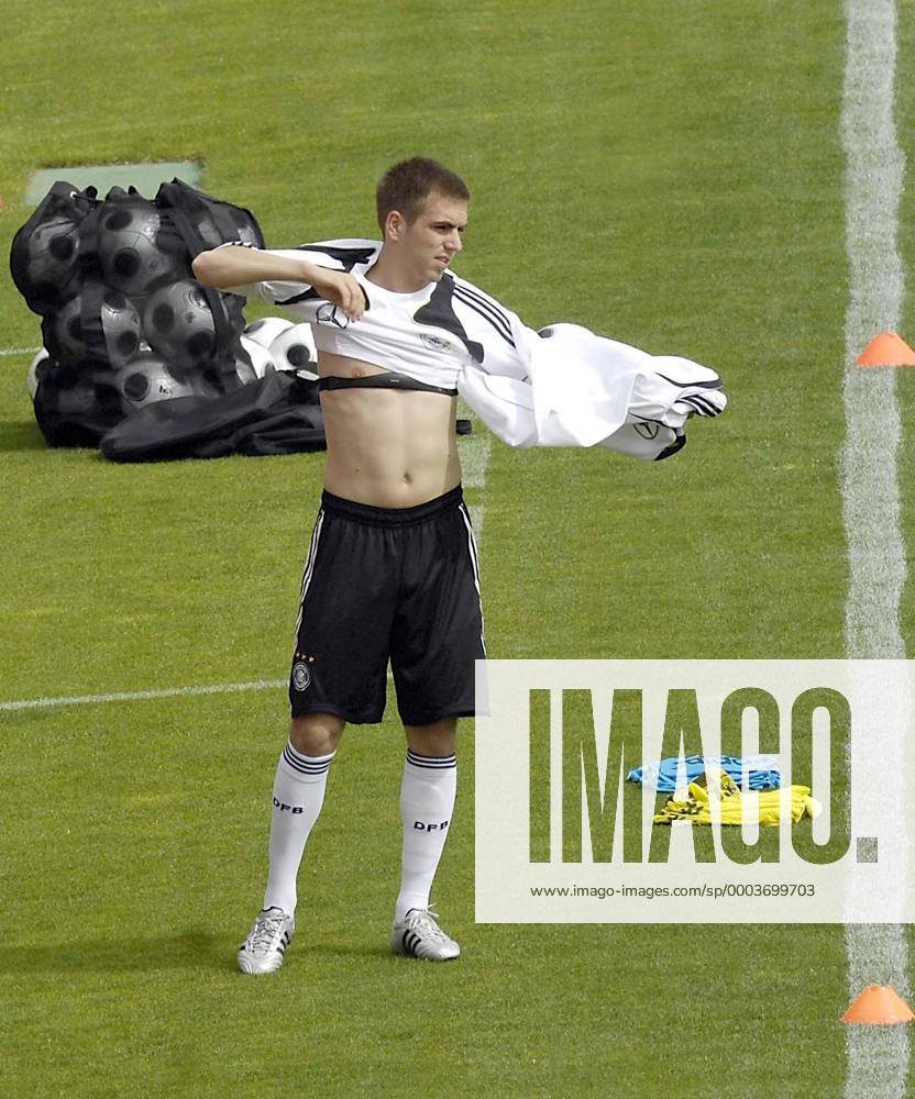Philipp Lahm (Deutschland) Fußball EM Herren Nationalmannschaft 2008, Vorschau Euro, Training, Trainingslager, Einzelbild Palma de Mallorca