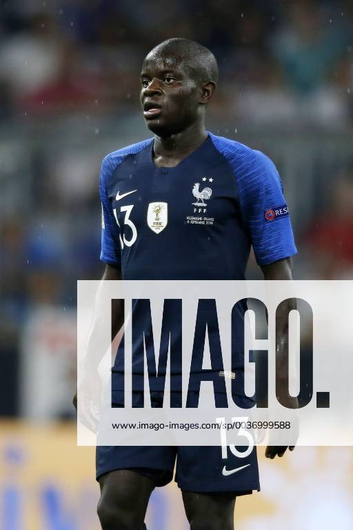 München, Deutschland, UEFA Nations League, Deutschland vs. Frankreich 0 : 0 am 06. 09. 2018 in der Allianz-Arena in München N Golo KANTE (FRA) Gemäß den Vorgaben des DFB ( Deutscher Fußball Bund ) ist es untersagt, in dem Stadion und oder vom Spiel angefertigte Fotoaufnahmen in Form von Sequenzbildern und oder videoähnlichen Fotostrecken zu verwerten bzw. verwerten zu lassen.