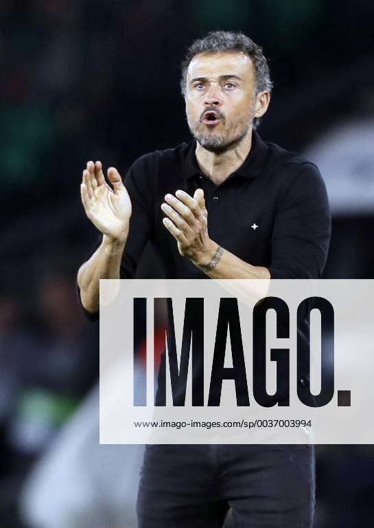 Spanish head coach Luis Enrique Martínez during the UEFA League of Nations groups phase match between the national teams of Spain and England, at the Benito Villamarin stadium, in Seville, Andalusia, Spain, 15 October 2018. Spain vs. England !ACHTUNG: NUR REDAKTIONELLE NUTZUNG!