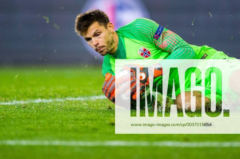 KW42 Fußball, Nations League, Norwegen - Bulgarien 181016 Rune Almenning Jarstein of Norway during the Nations League match between Norway and Bulgaria on October 16, 2018 in Oslo. Photo: Marius Simensen BILDBYRAN Cop 238