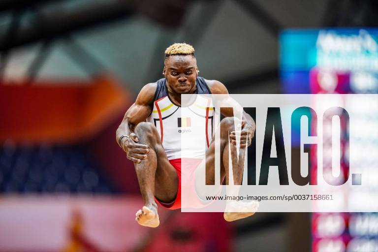 Doha, Qatar - Noah Kuavita of  Belgium during vault qualification at the Aspire Dome in Doha, Qatar, Artistic Gymnastics World Championship WM Weltmeisterschaft on 25 of October 2018. Artistic World Gymnastics Championship 2018 - ZUMAn230 20181025_zaa_n230_197