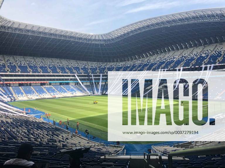EUM20181031DEP02.JPG.GUADALUPE, NL., SoccerFutbol-Monterrey.- Aspectos del Estadio BBVA Bancomer, a unas horas de que se dispute en el recinto la final de la Copa MX entre Monterrey y Cruz Azul, este 31 de octubre del 2018. Foto: Agencia EL UNIVERSALAFBV. Latin News: October 31, 2018