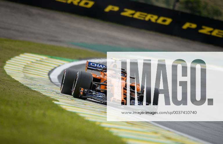 Stoffel Vandoorne, McLaren Renault, formula 1 GP, Brasilien in Sao Paulo Interlagos, 09.11.2018 Photo:mspb Bairros Stoffel Vandoorne, formula 1 GP, Brasilien 2018