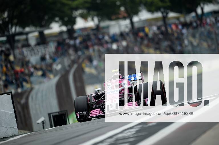 Esteban Ocon, Sahara Force India F1, formula 1 GP, Brasilien in Sao Paulo Interlagos, 09.11.2018 Photo:mspb Bairros Esteban Ocon, formula 1 GP, Brasilien 2018