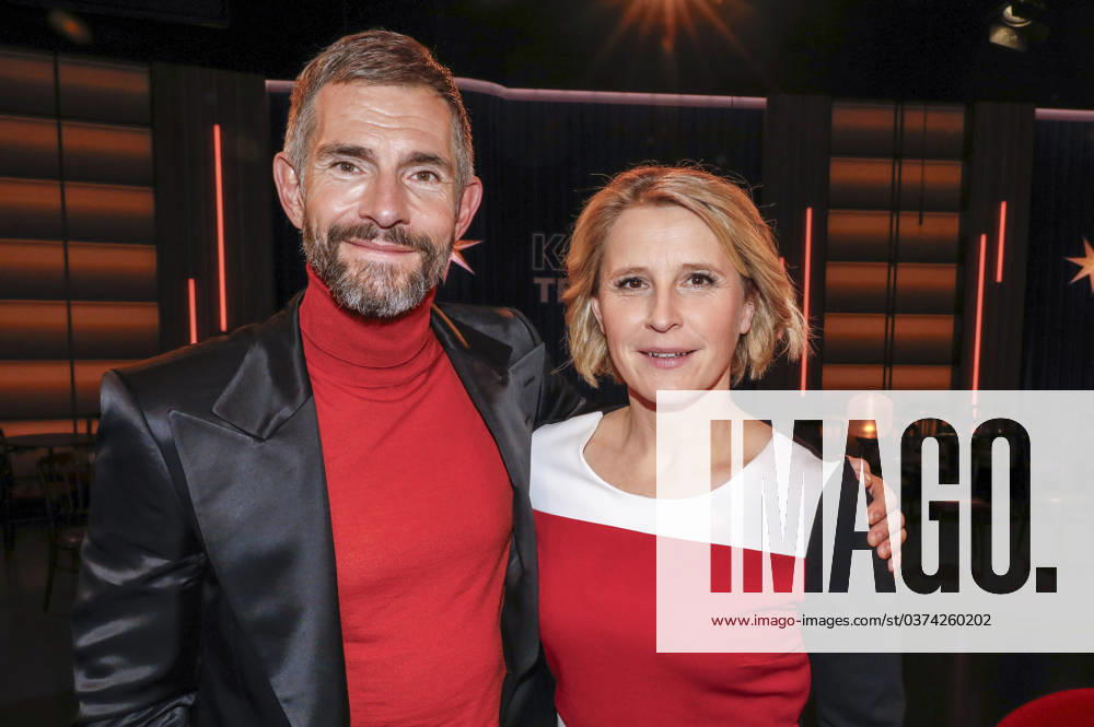 Micky Beisenherz und Susan Link bei der Aufzeichnung der WDR-Talkshow Kölner Treff im WDR Studio BS 2. Köln