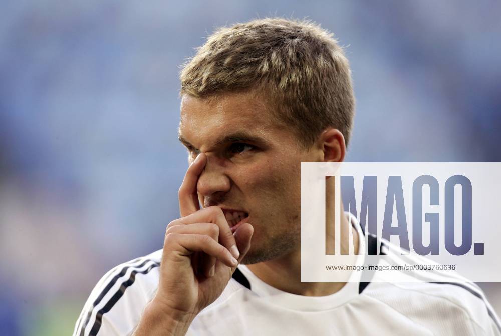 Lukas Podolski (Deutschland) Fußball EM Herren EURO 2008, Länderspiel, Nationalmannschaft, Nationaltrikot, Viertelfinale Einzelbild Basel