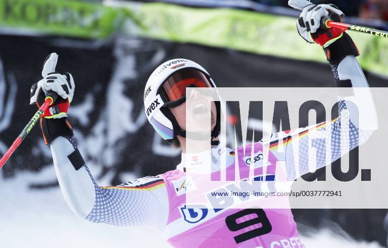 KW48 ALPINE SKIING - FIS WC Beaver Creek BEAVER CREEK,COLORADO,USA,02.DEC.18 - ALPINE SKIING - FIS World Cup, giant slalom, men. Image shows the rejoicing of Stefan Luitz (GER). GEPAxpictures xAndreasxPranter