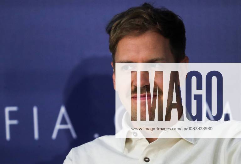 KW49 ST PETERSBURG, RUSSIA â€“ DECEMBER 7, 2018: German racing driver Sebastian Vettel at a news conference by Formula One world champions at the Astoria Hotel on the sidelines of the General Assembly of the Federation Internationale de l Automobile (FIA). Alexander Demianchuk TASS TS09A43A
