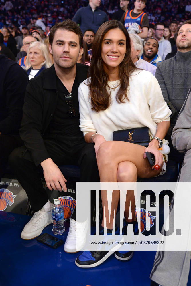 Celebrities watch the home team New York Knicks beat the visiting Milwaukee Bucks 129-122 at Madison Square Garden Featuring: Paul Wesley, Natalie Kuckenburg Where: New York, New York, United States When: 25 Dec 2023 Credit: Michael Simon startraksphoto.com . NOT FOR USE BY NEWSPAPERS BASED IN THE UK.