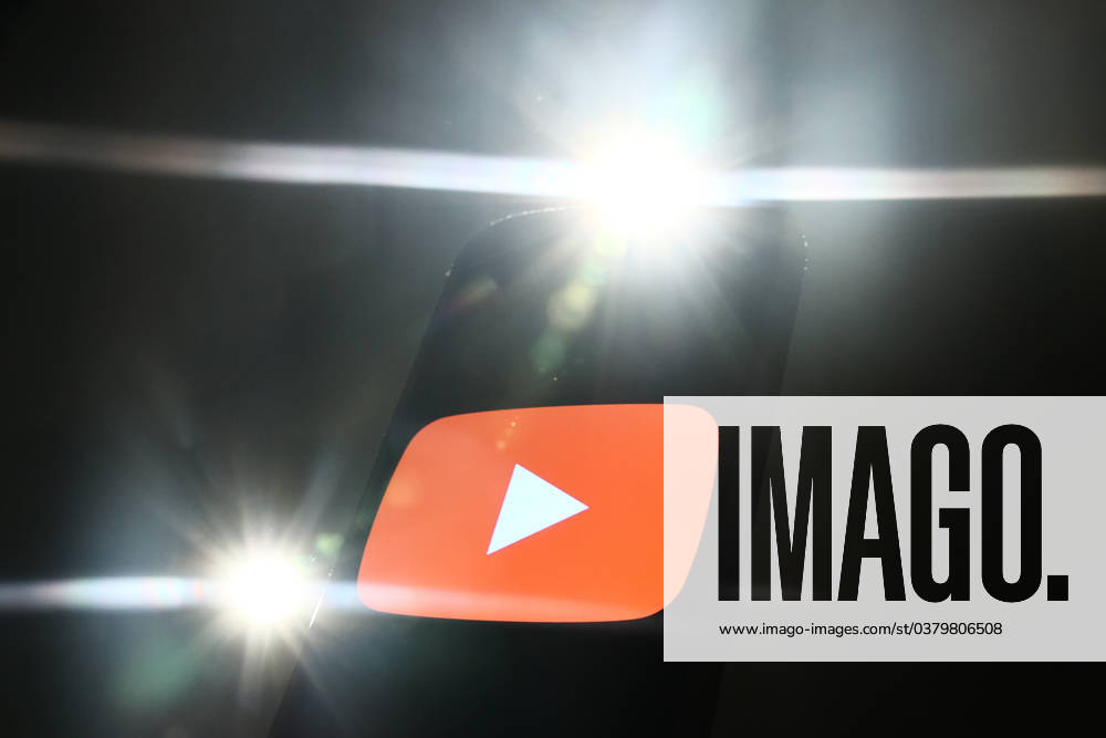 Popular Apps And IT Companies Photo Illustrations Lights and YouTube logo displayed on a phone screen are seen in this illustration photo taken in Krakow, Poland on December 27, 2023. Krakow Poland
