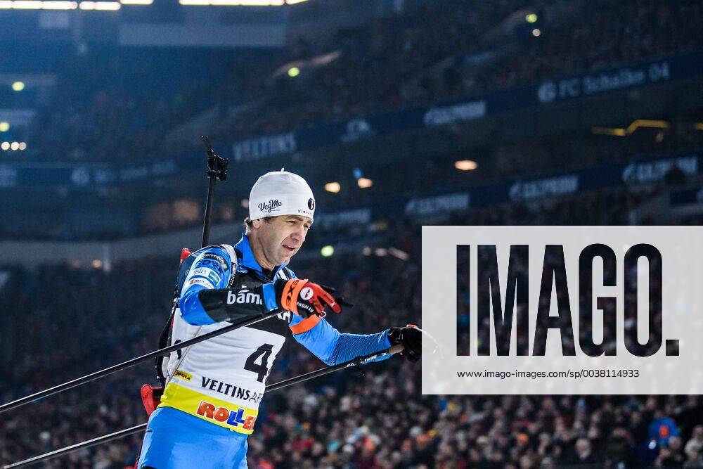 Biathlon JOKA World Team Challenge, AUF SCHALKE, v.l. Ole Einar Bjoerndalen Gelsenkirchen