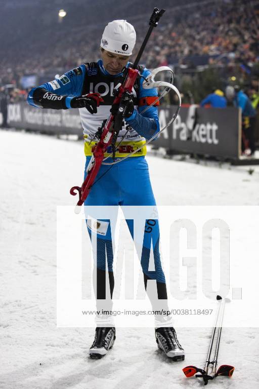 Björndalen, JOKA Biathlon WTC 2018, Gelsenkirchen, Deutschland Gelsenkirchen, Deutschland. 29. Dezember 2018. Biathlon-Legende Ole Einar Björndalen (NOR) beendet seine Ski-Karriere mit Start bei der JOKA Biathlon World Team Challenge 2018 auf Schalke.