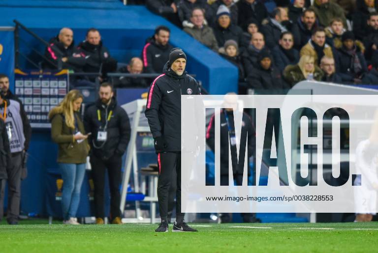 Thomas Tuchel ( entraineur PSG ) FOOTBALL : Paris Saint Germain vs EA Guingamp - Coupe de la Ligue - Paris - 09 01 2019 FedericoPestellini Panoramic