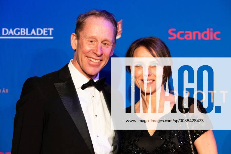 Gunde och Marie Svan under Idrottsgalan den 21 januari 2019 i Stockholm.