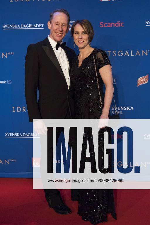 Gunde och Marie Svan under Idrottsgalan den 21 januari 2019 i Stockholm.