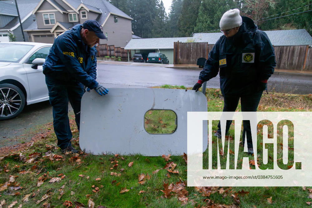 The National Transportation Safety Board (NTSB) announced on Monday, January 8, 2024, that they had recovered the door plug from Alaska Airlines Flight 1282 Boeing 737-9 MAX, in Cedar Hills, Oregon. NTSB investigators are sending the door plug to the NTSB Materials Laboratory in Washington, DC, for further examination. Shortly after takeoff on January 5, the panel installed to replace an optional emergency exit door, also known as a door plug, blew out, causing an uncontrolled aircraft decompression. Photo via NTSB WAX2024010803 NTSB