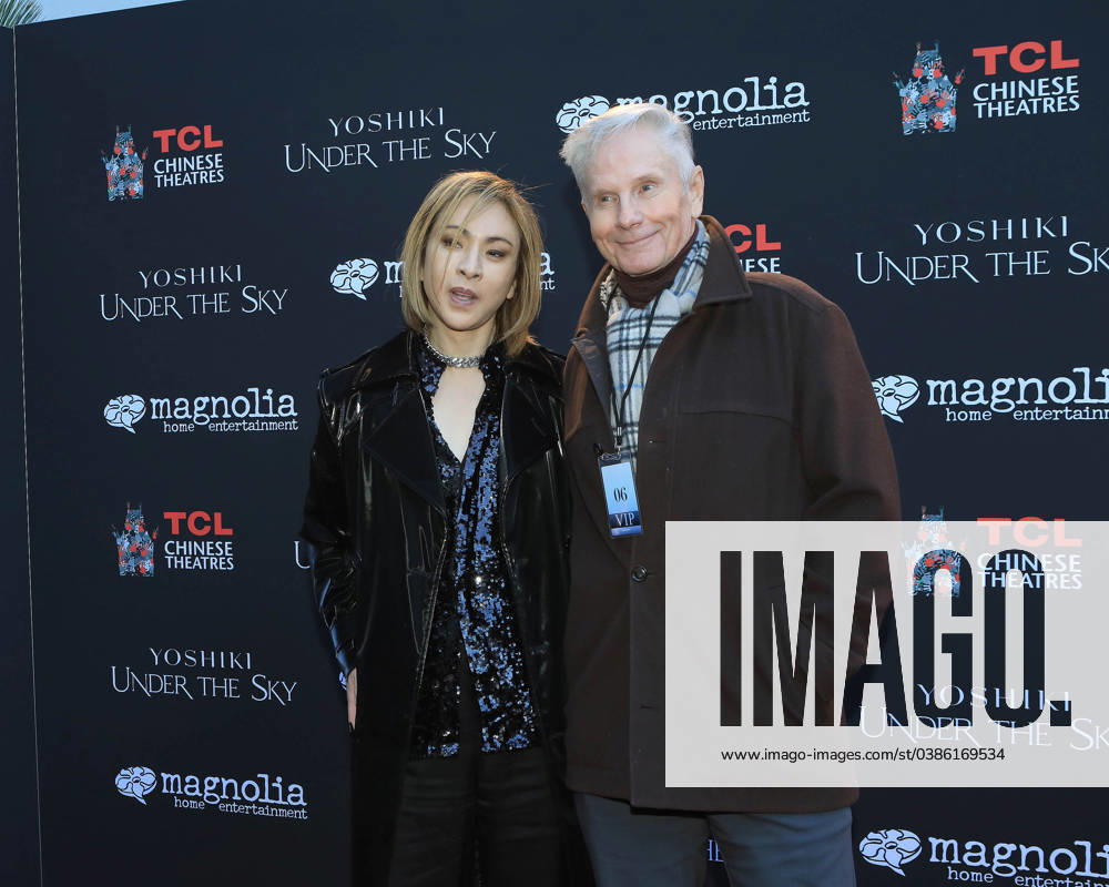 LOS ANGELES, CA - JAN 9, 2024: Yoshiki, Guest at a special ceremony to unveil Yoshikiâ€⠢s newly-inground handprints and footprints held at the TCL Chinese Theatre IMAX. Los Angeles Usa - ZUMAg107 20240109_zep_g107_049