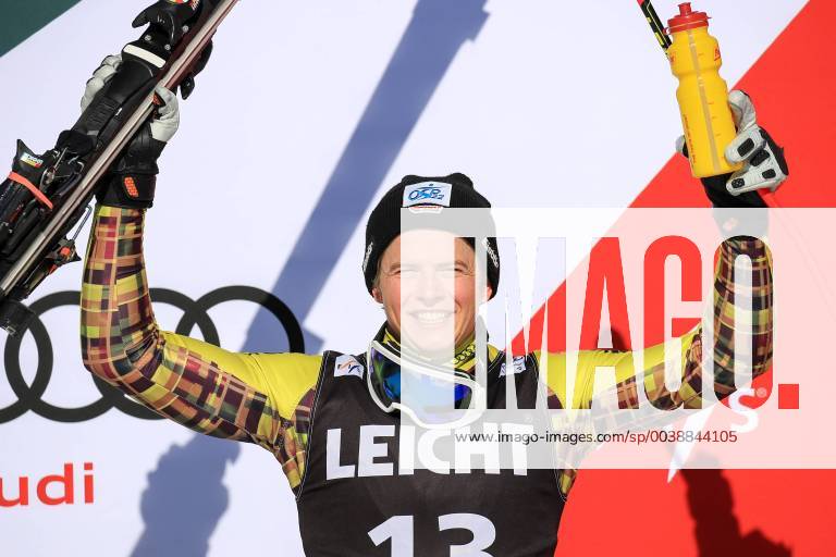 KW07 FREESTYLE SKIING - FIS SX WC Feldberg FELDBERG,GERMANY,16.FEB.19 - FREESTYLE SKIING - FIS World Cup, Ski Cross. Image shows the rejoicing of Florian Wilmsmann (GER). GEPAxpictures Buehner