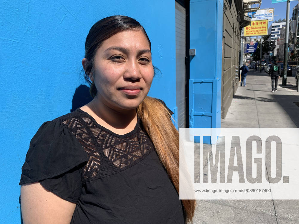 Juana Ramos, an Organizer with Coalition on Homelessness, shown in the Tenderloin District in San Francisco, California on Thursday, September 28, 2023. Ramos was once homeless herself, with her two kids and her husband. The city of San Francisco has come under a lot of attack for how it is handling the homeless, drug and retail fallout in Downtown San Francisco. San Francisco USA - ZUMAm117 20230928_zaf_m117_034