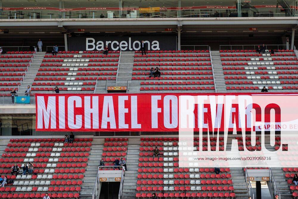 Montmelo, BARCELONA, Spain - BARCELONA, SPAIN 27 of February 2019. Michael Schumacher flag supporters during the winter Test at Circuit de Barcelona Catalunya. F1 - WINTER TESTS 2 - BARCELONA - 2019 - ZUMAa181 20190227_zaa_a181_136