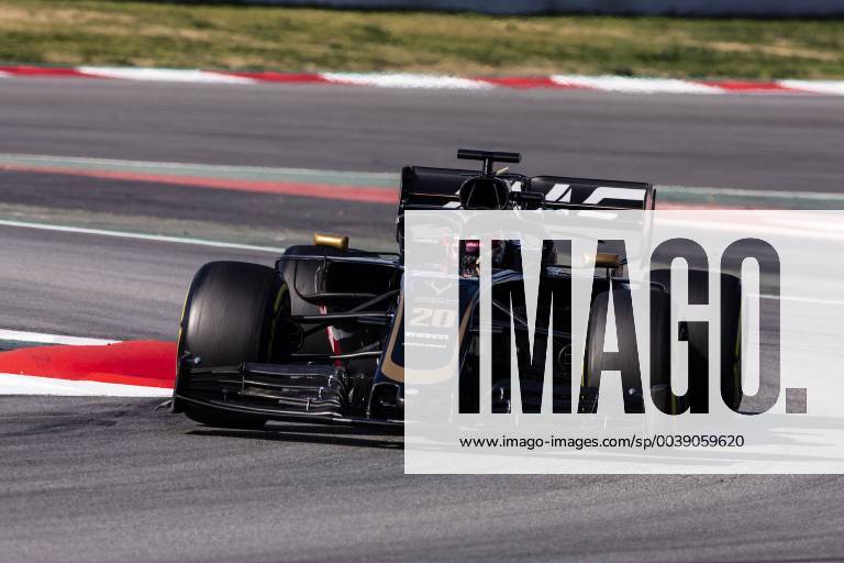 Barcelona, Barcelona, Spain - Kevin Magnussen from Denmark with 20 Rich Energy Haas F1 Team in action during the Formula 1 2019 Pre-Season Tests at Circuit de Barcelona - Catalunya in Montmelo, Spain on February 28. F1 Winter Testing In Barcelona - Day Three - ZUMAn230 20190228_zaa_n230_017