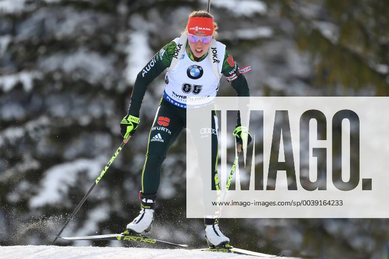 Vorschau Biathlon WM 2019 in Oestersund SWE. Archivfoto: Laura DAHLMEIER (GER), Aktion,Einzelaktion,Einzelbild, Freisteller,Ganzkoerperaufnahme, ganze Figur. 7,5km Sprint der Frauen,Damen am 17.01.2019. IBU Biathlon Weltcup 2019 in Ruhpolding,Saison 2018 19 Â