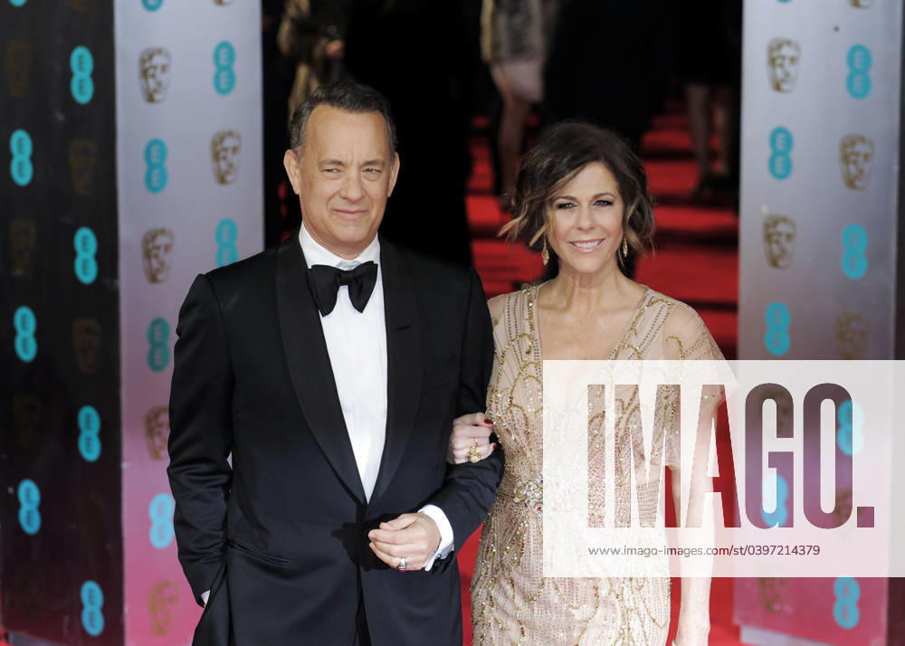 Rita Wilson and Tom Hanks attend EE British Academy Film Awards 2014 in London 113261, Rita Wilson and Tom Hanks attend EE British Academy Film Awards 2014 in London. London, United Kingdom - Sunday Fenbruary 16, 2014., Credit:Si, PacificCoastNews Avalon United Kingdom, London