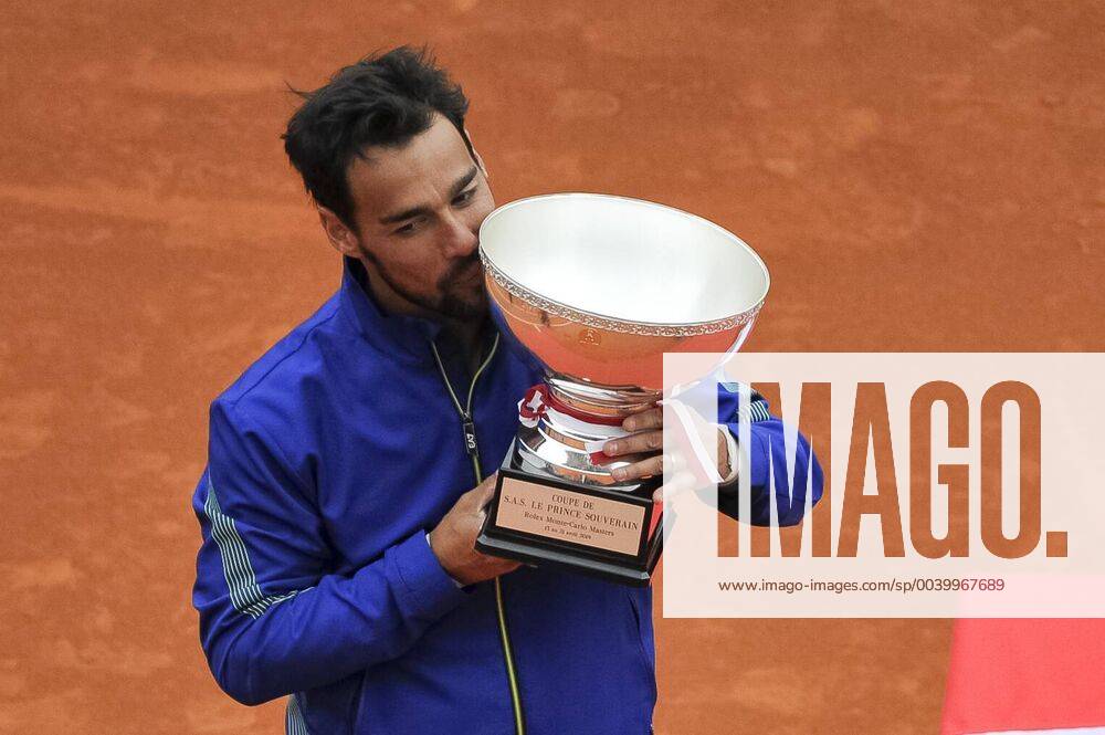 KW16 Fabio Fognini (Italie) TENNIS : ATP Tennis Herren 1000 - Finale Monte Carlo Masters - Roquebrune-Cap-Martin - 21 04 2019 NorbertScanella Panoramic