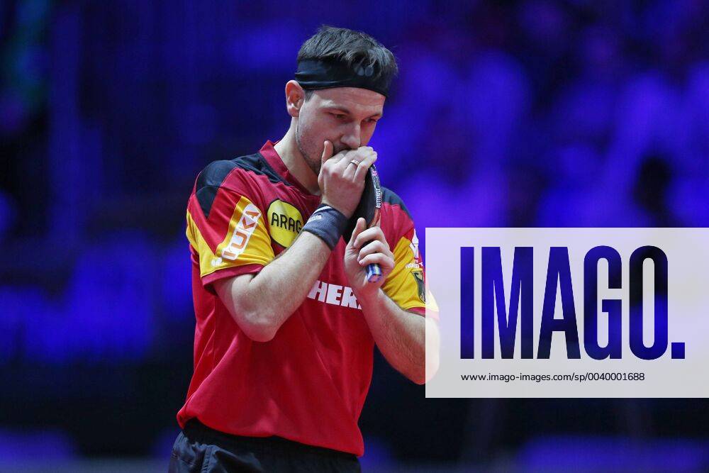 KW17 Timo Boll, GER, during preliminaries of 2019 Table tennis Tischtennis world championships in Budapest; 23 04 2019 -