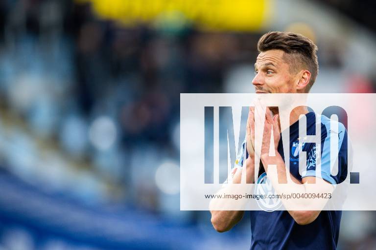 Malmö FFs Markus Rosenberg deppar efter fotbollsmatchen i Allsvenskan mellan IFK Norrköping och Malmö FF den 28 april 2019 i Norrköping.